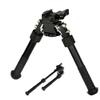 Gotical Mlok Bipod for Rifles | Rotated 360 Degrees with 5 Locking Positions | 6.5 to 9 Inch Bipods Height Folding Adjustable Hunting Bipod Fit for Mlok Rail (Black - 1) (Black 4) view 1