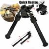 Gotical Mlok Bipod for Rifles | Rotated 360 Degrees with 5 Locking Positions | 6.5 to 9 Inch Bipods Height Folding Adjustable Hunting Bipod Fit for Mlok Rail (Black - 1) (Black 4) view 2