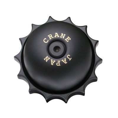 Crane E-ne Revolver Bike Bell, for E-Bikes, City Bikes, Moutain Bikes, and Cruisers. Fits Bars diameters 22.2 to 25.4mm