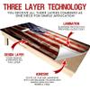 GRAPHIX EXPRESS - C196 American Flag - Patriotic Cornhole Board Wrap - Laminated Weatherproof Vinyl Decal - Easy Bubble-Free Application - Stickers Dimensions: 2' x 4' - Set of 2 view 4