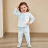 MYGBCPJS 2Pcs Kids Girls Tie Dye Sweatsuit Child Cotton Long Sleeve Outfits Set Sport Tracksuit Tops + Sweatpants view 2