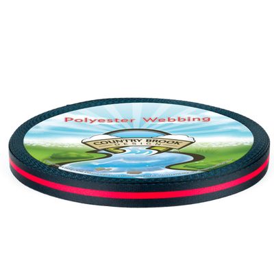 Country Brook Design - Thin Red Line Photo Quality Polyester (1/2 Inch, 50 Yards)
