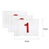 KINGTOP Golf Flagstick Mini, Putting Green Flag for Yard, 3 Feet Flagpole 2-Section Design, Golf Pin Flags Set, Numbered# 1-6 view 4