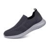 konhill Men's Breathable Walking Shoes - Tennis Casual Slip on Athletic Sneakers 8 US Dark Grey/Grey,Label 41 view 4