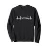 CCRN Heart Pulse EKG Nurses Medical White Sweatshirt view 1