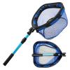 Floating Fishing Net - Collapsible Telescopic Pole Freshwater Saltwater Landing Net Trout Bass Steelhead Salmon Kayak Folding Rubber Coated Net Extend to 41inches view 1