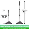 GoSports Baseball & Softball Pro Batting Tee with Heavy-Duty Tripod Base Design and Adjustable Height view 4