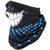 Neck Gaiter Face Mask Bandana for Men Women Reusable Face Cover Balaclava Scarf (Skull Blue) view 1