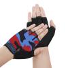 Kids Cycling Gloves for Girls Boys Half Finger Sports Gloves Mittens Sun UV Protection Gloves Breathable Non-Slip Gel Pad Shockproof Fingerless Gloves for Riding Bike Running Climbing Fitness view 4
