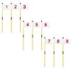 KINGTOP Golf Flagstick Mini, Putting Green Flag for Yard, 3 Feet Flagpole 2-Section Design, Golf Pin Flags Set, Numbered# 1-9 view 1