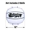 GoSports 12 Inch XL Inflatable Volleyball, 3 Pack - Easier Rallies on an Epic Scale for All Skill Levels view 2
