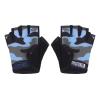 Kids Cycling Gloves for Girls Boys Half Finger Sports Gloves Mittens Sun UV Protection Gloves Breathable Non-Slip Gel Pad Shockproof Fingerless Gloves for Riding Bike Running Climbing Fitness view 2