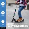 Jetson Scooters - Jupiter Kick Scooter (Blue) - Collapsible Portable Kids Push Scooter - Lightweight Folding Design with High Visibility RGB Light Up LEDs on Stem, Wheels, and Deck view 3