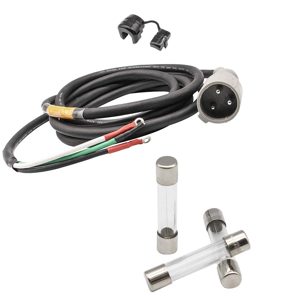 48V Charger Plug DC Cord Plug Fits Club Car DS Precedent and Charge Receptacle Fuse Fits Club Car DS Electric