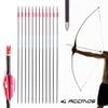 26 Inch Arrow 900 Spine Arrow Target Practice Arrow Hunting Arrow Carbon Arrows Compound Bow Recurve Bow Adult Youth Archery Indoor Outdoor Shooting Bullet Tip view 4