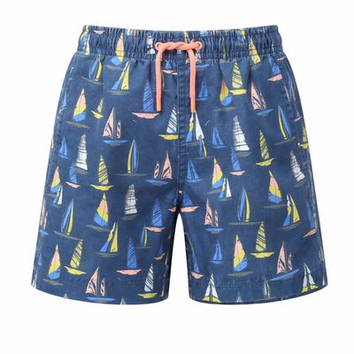 INGEAR Little Boys Quick Dry Swim Trunks UPF 50+ Beach Board Shorts Sizes 2T-14 Vibrant Patterns for Summer Adventures