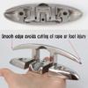 VEITHI 316 Stainless Steel Boat Folding Cleat 5 inch, Flip up Dock Cleat for Deck and Boat, Boat Tie Down Cleats Dock Cleats Folding Cleat Rope Cleat Pop Up Cleat Boat Cleats with Fasteners (2 Pack) view 4