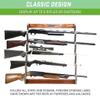 GoSports Outdoors Wall Mounted Firearm Display Rack - Holds 5 Rifles or Shotguns - Choose Your Style view 3