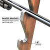 GoSports Outdoors Wall Mounted Firearm Display Rack - Holds 5 Rifles or Shotguns - Choose Your Style view 4