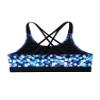 YONGHS Kids Girls Racer Back Sports Bra Sleeveless Crop Tops Sportwear for Gymnastics/Dance/Workout Halo Blue 6 view 2