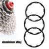 Bicycle Axle Washer, 3-Piece Spacer Set with 1mm 1.5mm 2mm Thicknesses Bottom Bracket Spacer for Cyclists Mechanics and DIY Bike Repair view 4