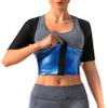 DYUAI Sauna Shirt for Women Sauna Suit for Women Waist Trainer Sauna Sweat Vest Workout Body Shaper Zipper(6005-01-L) view 1