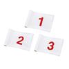 KINGTOP Golf Flagstick Mini, Putting Green Flag for Yard, 3 Feet Flagpole 2-Section Design, Golf Pin Flags Set, Numbered# 1-6 view 4