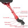 ZSHJGJR Compound Bow Release Aid Single Jaw Archery Release Trigger 360 Swivel Caliper Head Fully Adjustable Wrist Release for Hunting Shooting Practice (Red) view 3