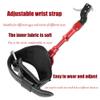 ZSHJGJR Compound Bow Release Aid Single Jaw Archery Release Trigger 360 Swivel Caliper Head Fully Adjustable Wrist Release for Hunting Shooting Practice (Red) view 4
