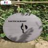 Nautical-Mart Aged Wood Viking Shield in Glacier Blue - SCA/LARP/Norse/Norway/Antique/Armor view 3