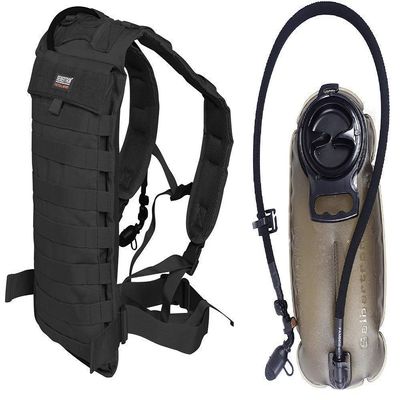 Seibertron Hydration Carrier Pack Black and 2.5 Liter Water Bladder