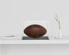 Football Display Case, HEMYLU Acrylic Display Box with Matt Black Base Compatible with Full Size Football, UV Protected Clean Football Case with Lid Design (12x8x8 inch) view 2