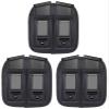 3-Pack Double Magazine Holster/Mag Pouch, IWB Concealed Carry Holster for Glock 17 26 43 Sig 1911 S&W M&P 9mm .40 .45 Fits 7 10 15 Round Ammo Clips for Pistols view 1
