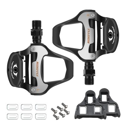KOOTU KEO Bike Pedals 9/16" Universal Road Bike Pedals Bicycle Platform Pedals Clipless Pedals Suitable for Road Bike Spin Bike MTB Indoor Bike