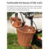 Faruxue Bike Basket for Kids, Sturdy and Plastic Rattan Basket, Kids Accessory, Kids Front Handlebar Basket, Child Storage Basket, 21X14X16CM view 4