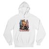 Tee Hunt Fill 'Er Up Sweatshirt Sexy Pin-up Girl Biker Hoodie White Small view 1
