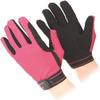Shires Aubrion Mesh Riding Work Horse Riding Non-Slip Gloves Maids (Raspberry, Small) view 2