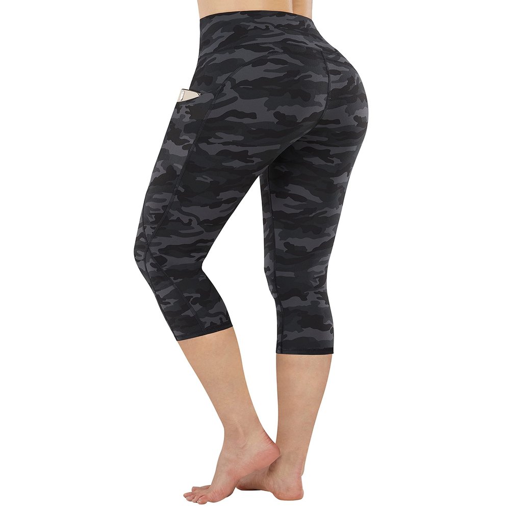 PHISOCKAT High Waist Yoga Pants Women with Pockets, Leggings for Women Tummy Control, Workout Leggings