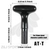 Z&J SPORT Paddle Handle for Stand-up Paddle, Carbon Fiber Palm Handle Replacement for DIY (AT-T) view 2