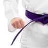 G4 VISION Karate Belt Wide Double Wrap Martial Arts All Solid Color Belts Judo Hapkido (280Cm, Purple) view 2