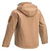 DEFCON 5 Tactical Softshell Jacket with Detachable Hood OD Green Black Coyote Brown D5-3430 OD B CB view 2