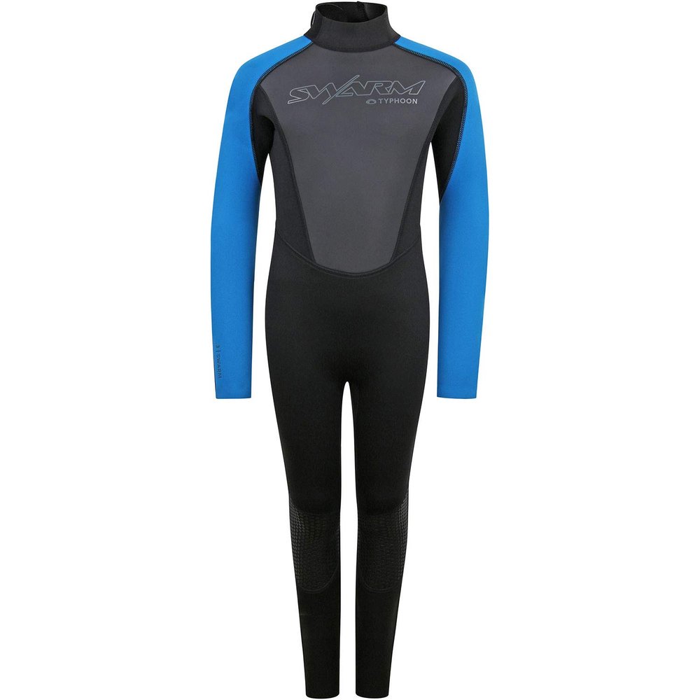 Typhoon Swarm3 Boys 3/2mm Fullsuit Wetsuit - Black/Blue 250989 M