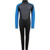 Typhoon Swarm3 Boys 3/2mm Fullsuit Wetsuit - Black/Blue 250989 M view 1
