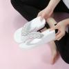 Holibanna Pearl Rhinestone Beach Shoes Women Non-Slip Wedge Summer Outdoor Casual Slippers for Travel view 4