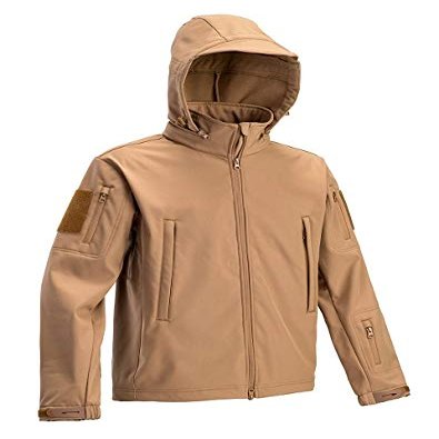 DEFCON 5 Tactical Softshell Jacket with Detachable Hood OD Green Black Coyote Brown D5-3430 OD B CB
