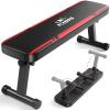 FLYBIRD Flat Weight Bench Foldable 1000 LBS Weight Capacity for Strength Training Bench Press, 45.3 Inches Long Workout Benches for Home view 1