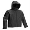 DEFCON 5 OD Green Black Coyote Brown D5-3430 OD B CB Tactical Softshell Jacket with Detachable Hood, Black, 3XL view 1