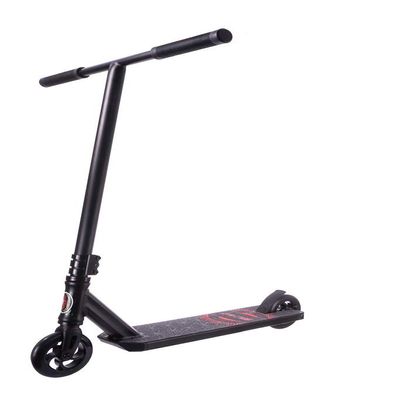 Freerider Stunt Kick Scooter Aluminum Deck , 3 Bolt CLAMP, Steel Flex Brakes, ABEC-9 Bearing Rocky 3ARider ST120THICB Solid Black