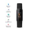 Fitbit Luxe-Fitness and Wellness-Tracker with Stress Management, Sleep-Tracking and 24/7 Heart Rate, Black/Graphite, One Size (S & L Bands Included) view 2
