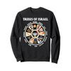 12 Twelve Tribes of Israel Hebrew Israelite Judah Jerusalem Sweatshirt view 1